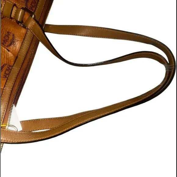 MCM Cognac Visetos Tote